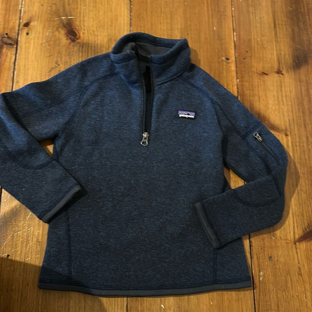 Navy Patagonia Better sweater 1/4 zip